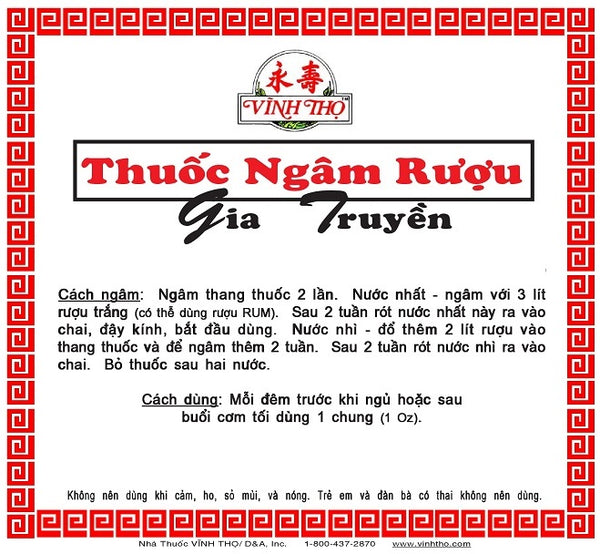 Thuốc Ngâm Rượu Gia Truyền